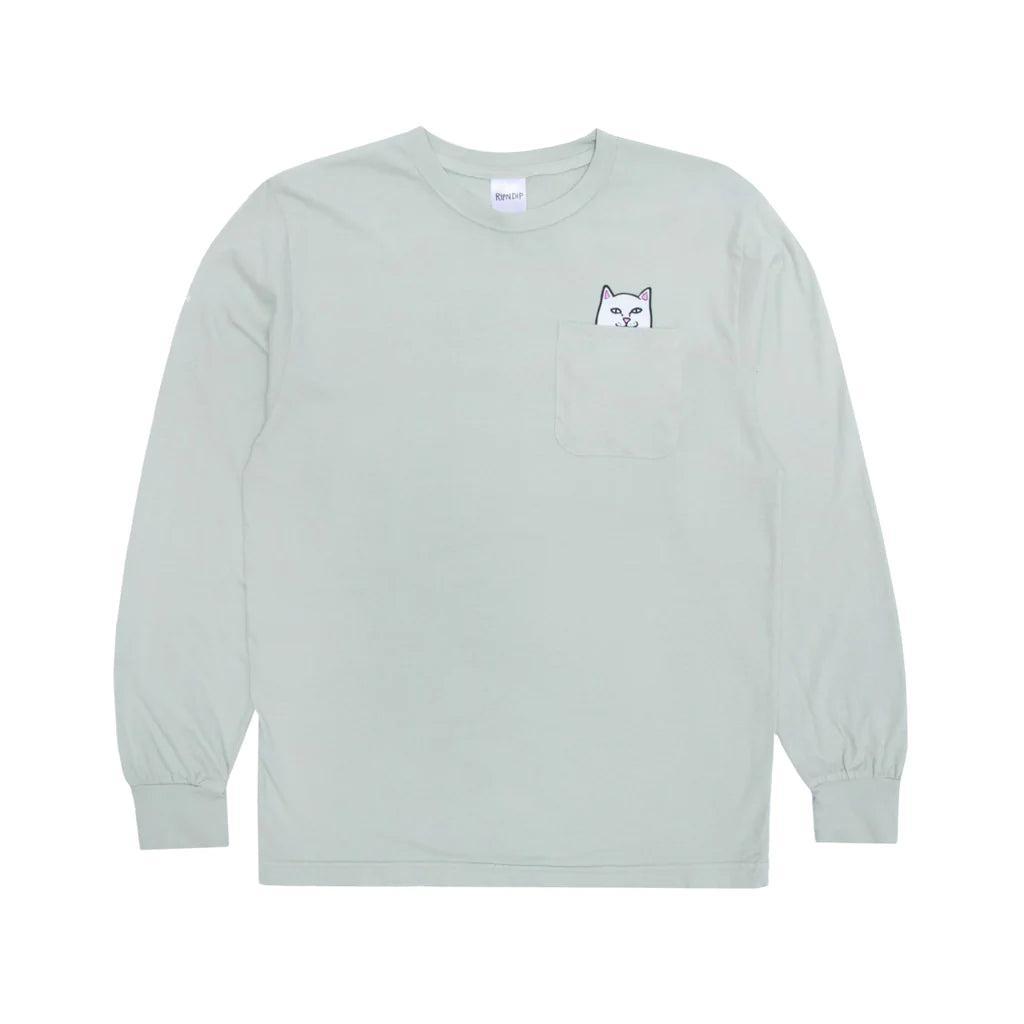 商品RIPNDIP|Rip n Dip Lord Nermal Longsleeve T-Shirt - Sage,价格¥403,第1张图片