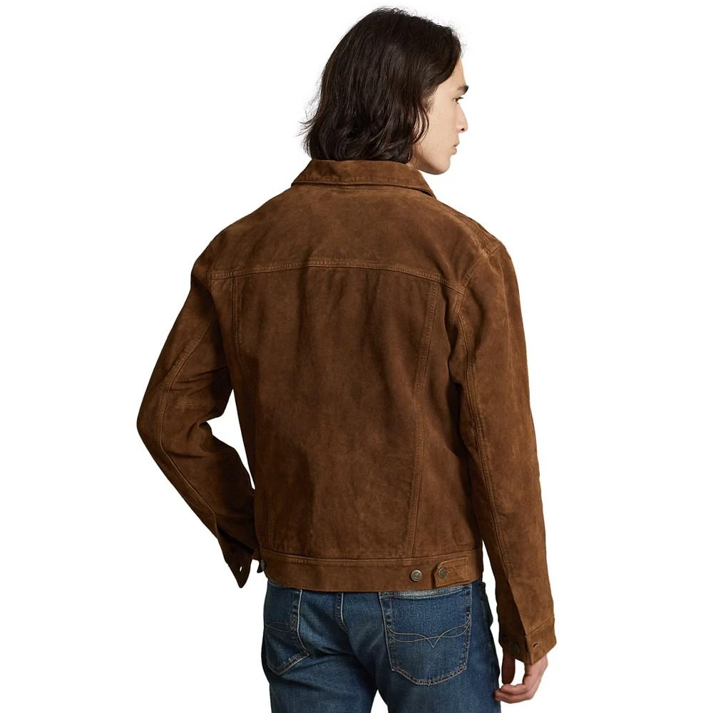 商品Ralph Lauren|Men's Suede Trucker Jacket,价格¥4021,第2张图片详细描述