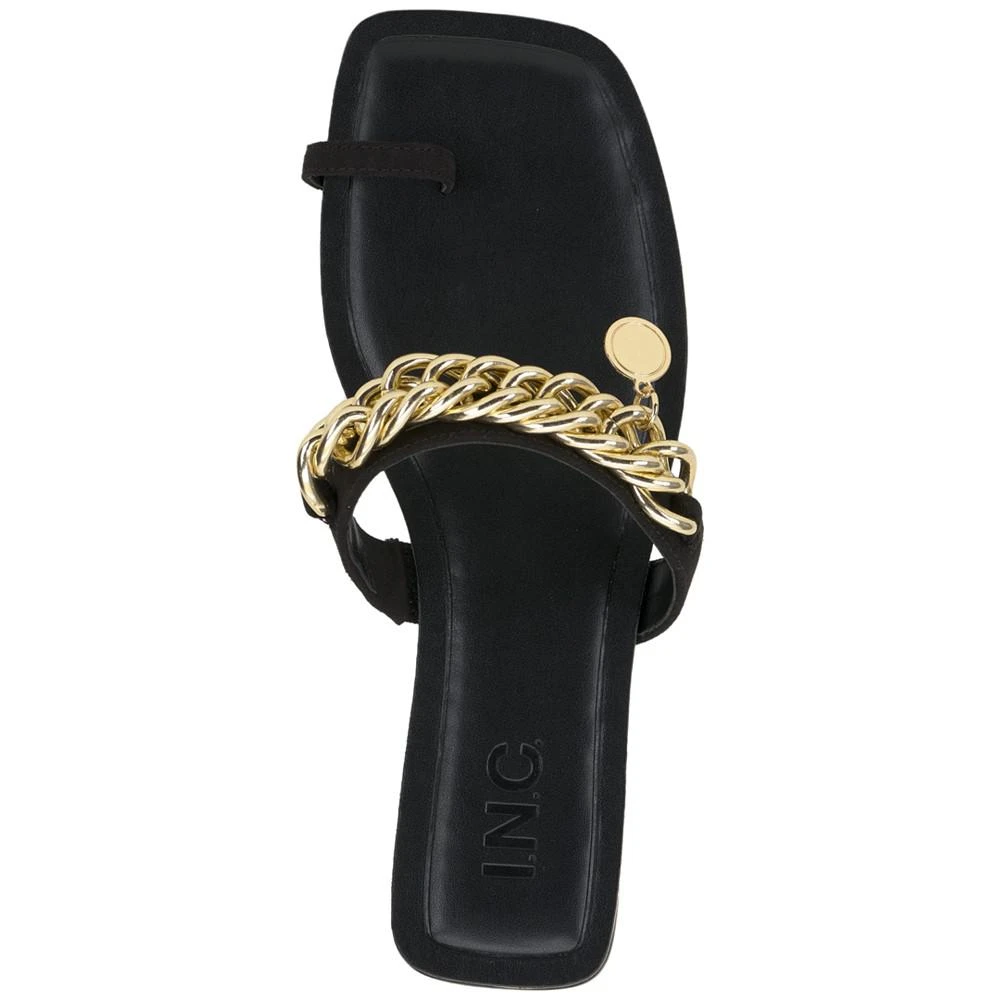 商品INC International|Women's Peetie Chain Toe Ring Slide Sandals, Created for Macy's,价格¥176,第5张图片详细描述