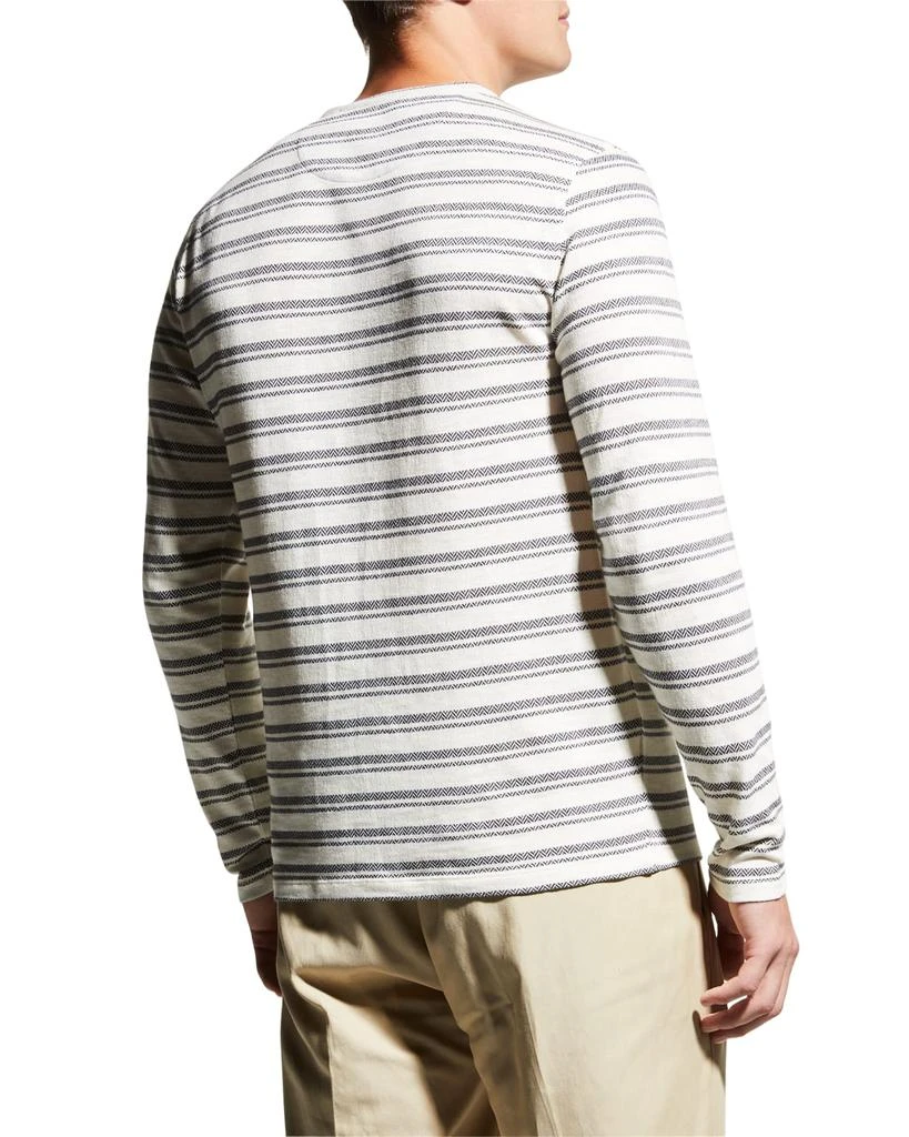 Men's Chevron Stripe Crew T-Shirt 商品