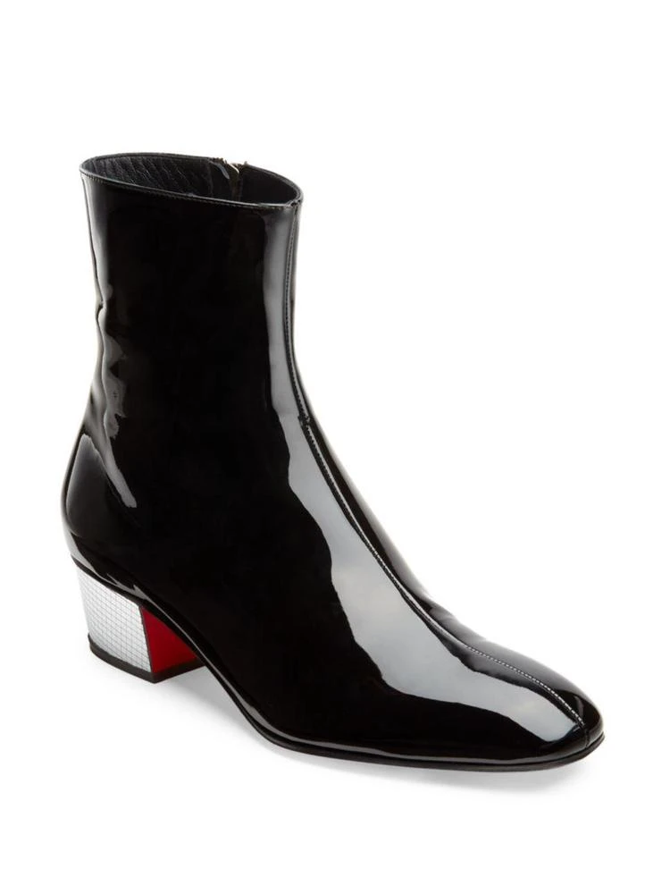 商品Christian Louboutin|Palace 40 High Gloss Leather Booties,价格¥7430,第1张图片