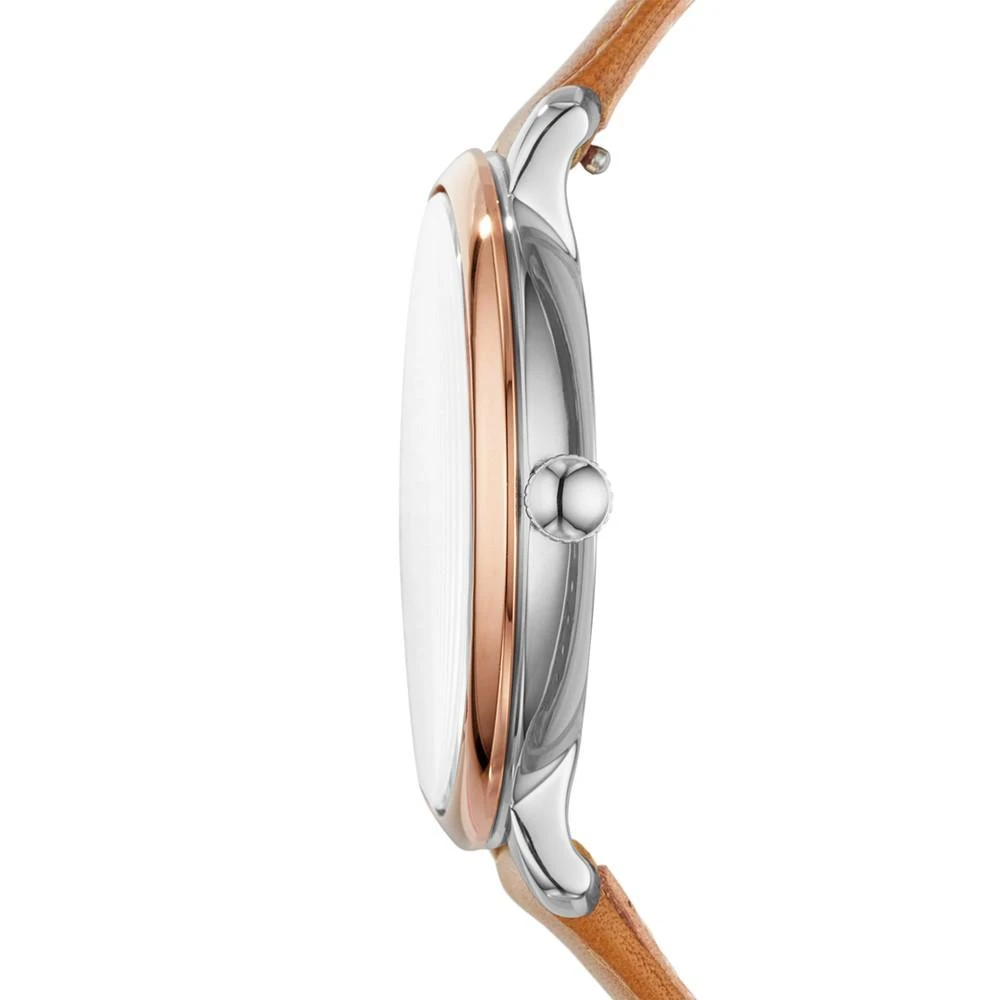 商品Fossil|Women's Jacqueline Brown Leather Strap Watch 36mm,价格¥1003,第2张图片详细描述