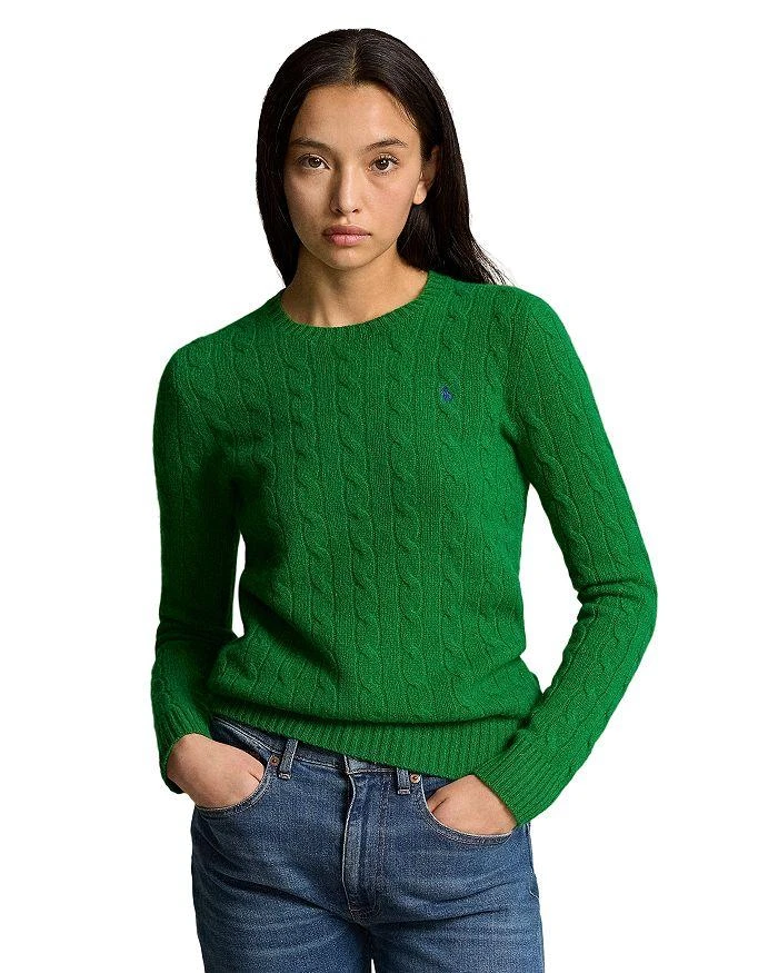 商品Ralph Lauren|Cable Knit Wool & Cashmere Sweater,价格¥1491,第1张图片