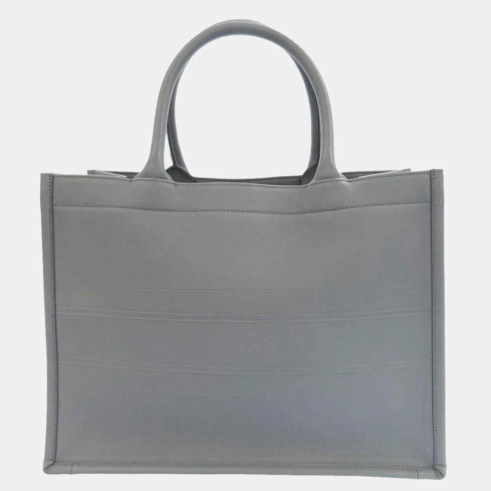 商品[二手商品] Dior|Dior Grey Oblique Large Leather Book Tote Bag,价格¥21010,第2张图片详细描述