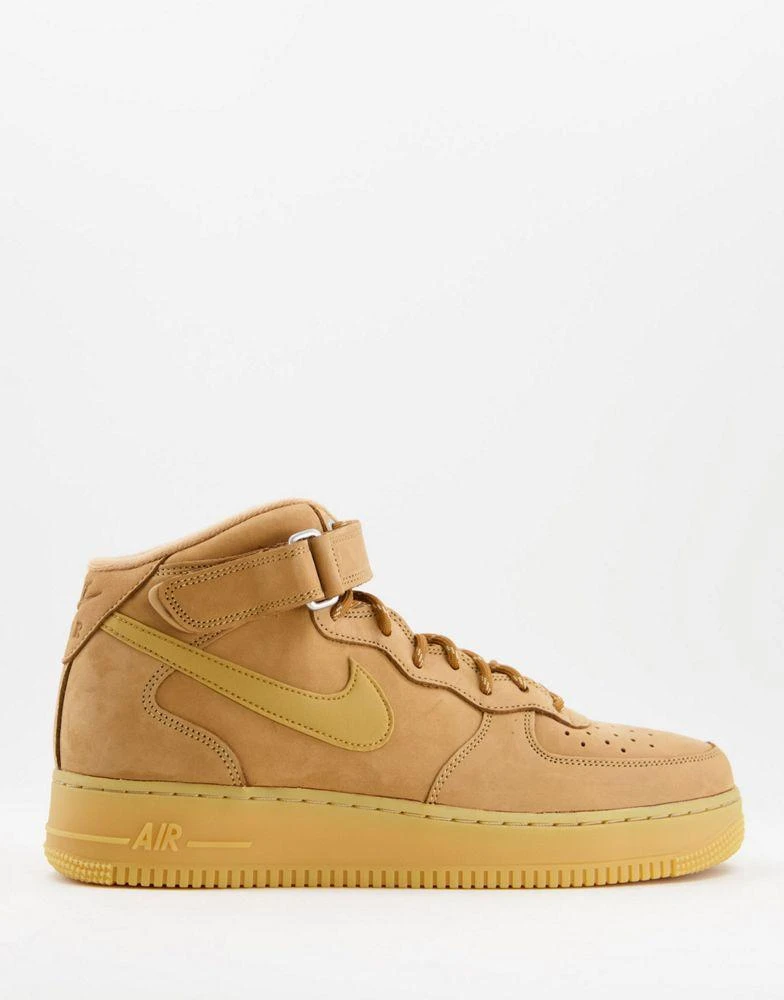 商品NIKE|Nike Air Force 1 Mid '07 trainers in flax brown,价格¥1208,第1张图片