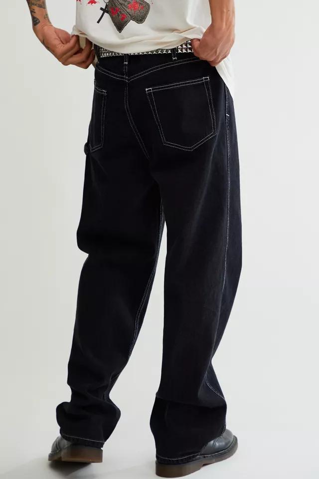 商品BDG|BDG Baggy Skate Fit Jean – Black Contrast Stitch,价格¥514,第6张图片详细描述