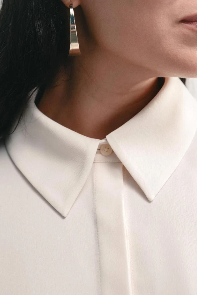 商品Darling|Sensible Button Down Shirt In Pearl,价格¥622,第3张图片详细描述