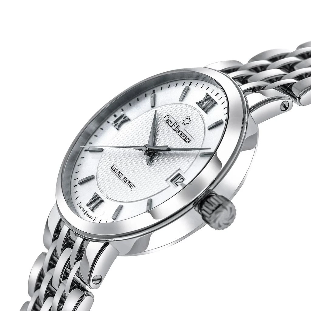 商品Carl F. Bucherer|宝齐莱男士机械腕表 39mm 银色 00.10314.08.15.98,价格¥7458,第2张图片详细描述