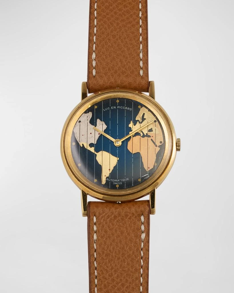 商品Vintage Watches|Lucien Piccard World Time 34mm Vintage 1960s Watch,价格¥50187,第1张图片