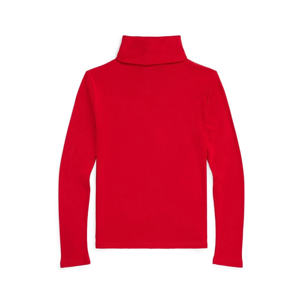 商品Ralph Lauren|Ribbed Cotton-Blend Turtleneck (Big Kids),价格¥295,第2张图片详细描述