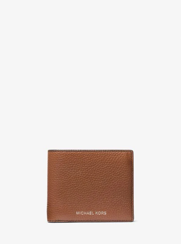 商品Michael Kors|Cooper Pebbled Leather Billfold Wallet With Coin Pouch,价格¥301,第1张图片