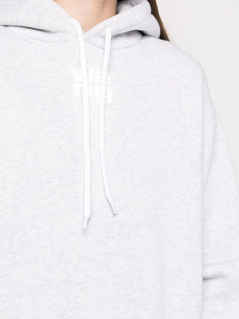 商品Alexander Wang|T BY ALEXANDER WANG WOMEN PUFF LOGO HOODIE IN STRUCTURED TERRY,价格¥1444,第4张图片详细描述