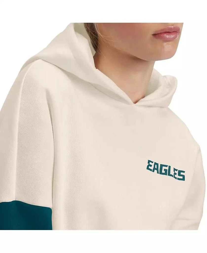 商品Tommy Hilfiger|Women's Cream, Midnight Green Philadelphia Eagles Harriet Pullover Hoodie,价格¥449,第2张图片详细描述