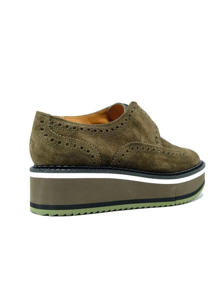 商品ROBERT CLERGERIE|Robert Clergerie Women's  Green Leather Lace Up Shoes,价格¥3248,第5张图片详细描述