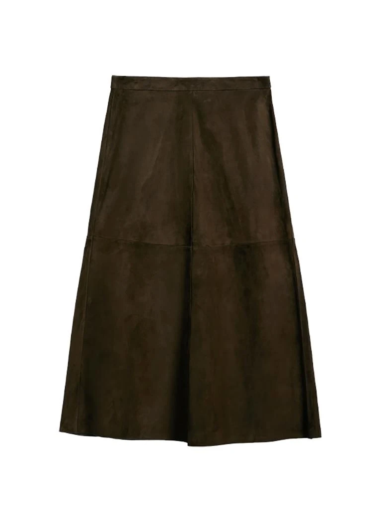 商品Max Mara|MAX MARA'S Dancing suede skirt,价格¥3452,第1张图片