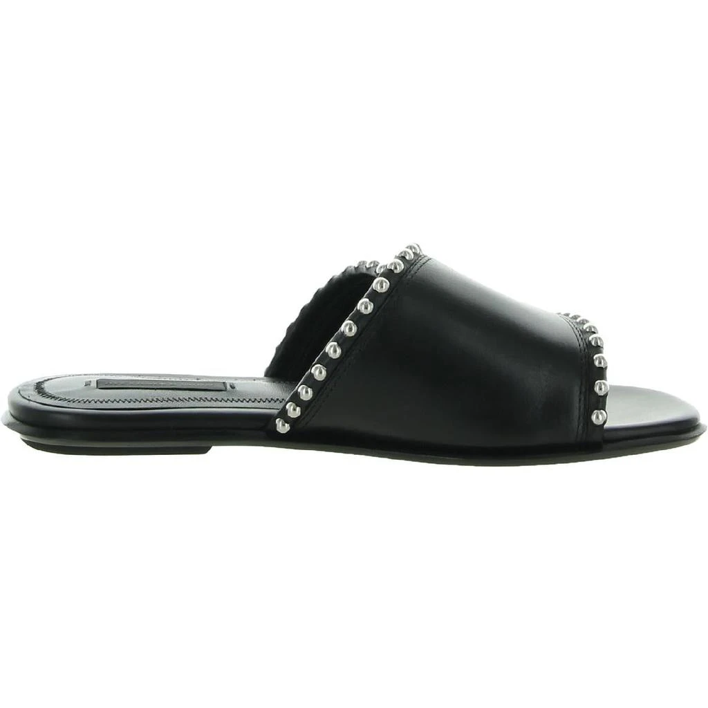 商品Alexander Wang|Alexander Wang Womens Leidy Leather Studded Slide Sandals,价格¥1137,第3张图片详细描述