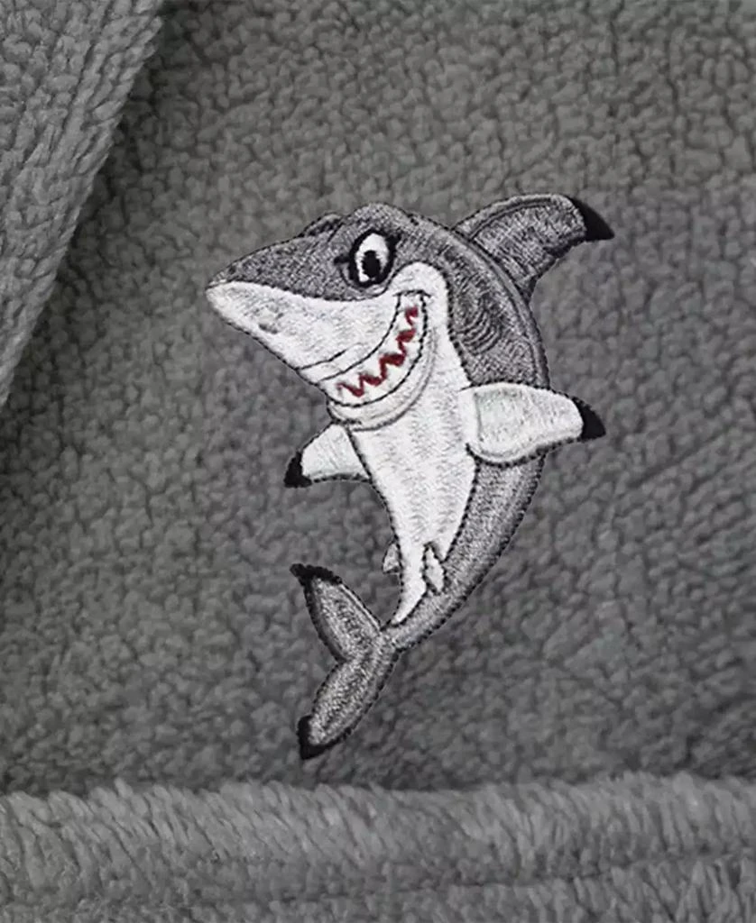 商品Linum Home Textiles|Kids Shark Super Plush Double Brushed Hooded Bathrobe,价格¥546,第2张图片详细描述