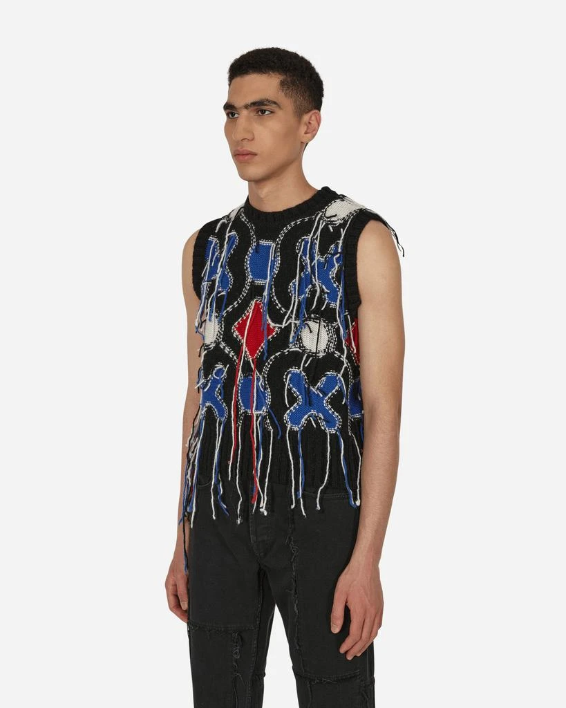商品Charles Jeffrey Loverboy|Guddle Tassle Vest Black,价格¥1736,第2张图片详细描述