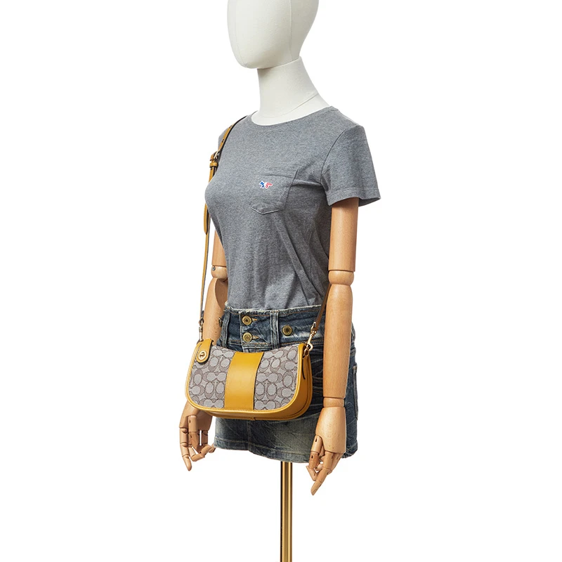 蔻驰SWINGER系列女士专柜款腋下包手提单肩包CD678（香港仓发货） 商品