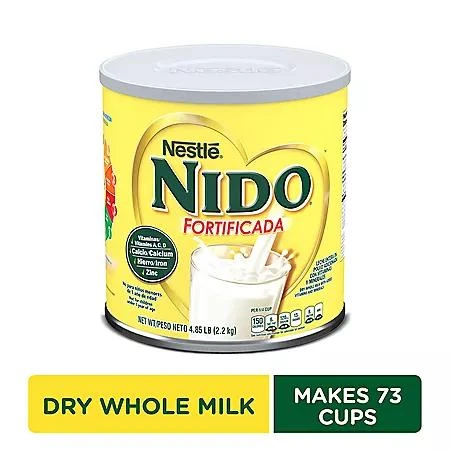 商品Nestle|Nestle NIDO Fortificada Dry Whole Milk Powder 4.85 lb.,价格¥196,第4张图片详细描述