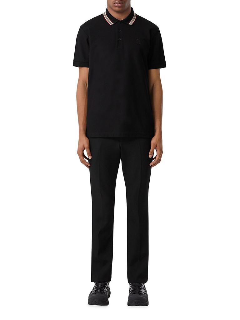 商品Burberry|Pierson Piqué Polo Shirt,价格¥3561,第4张图片详细描述