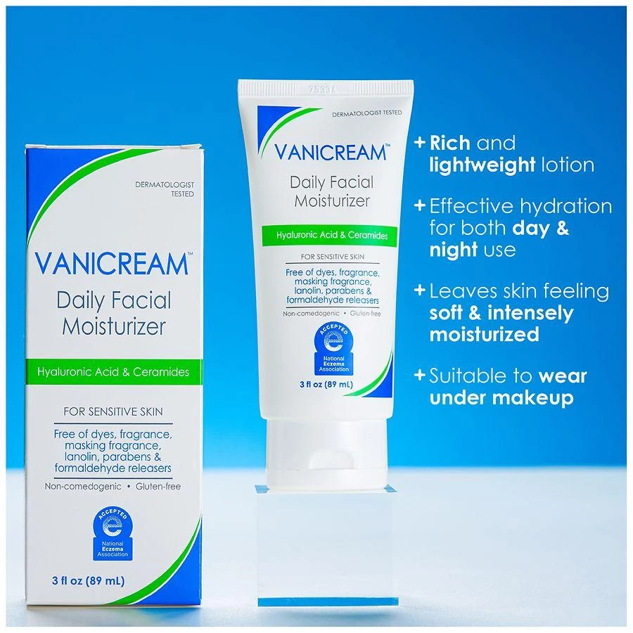 商品Vanicream|Daily Facial Moisturizer Fragrance-Free,价格¥140,第3张图片详细描述