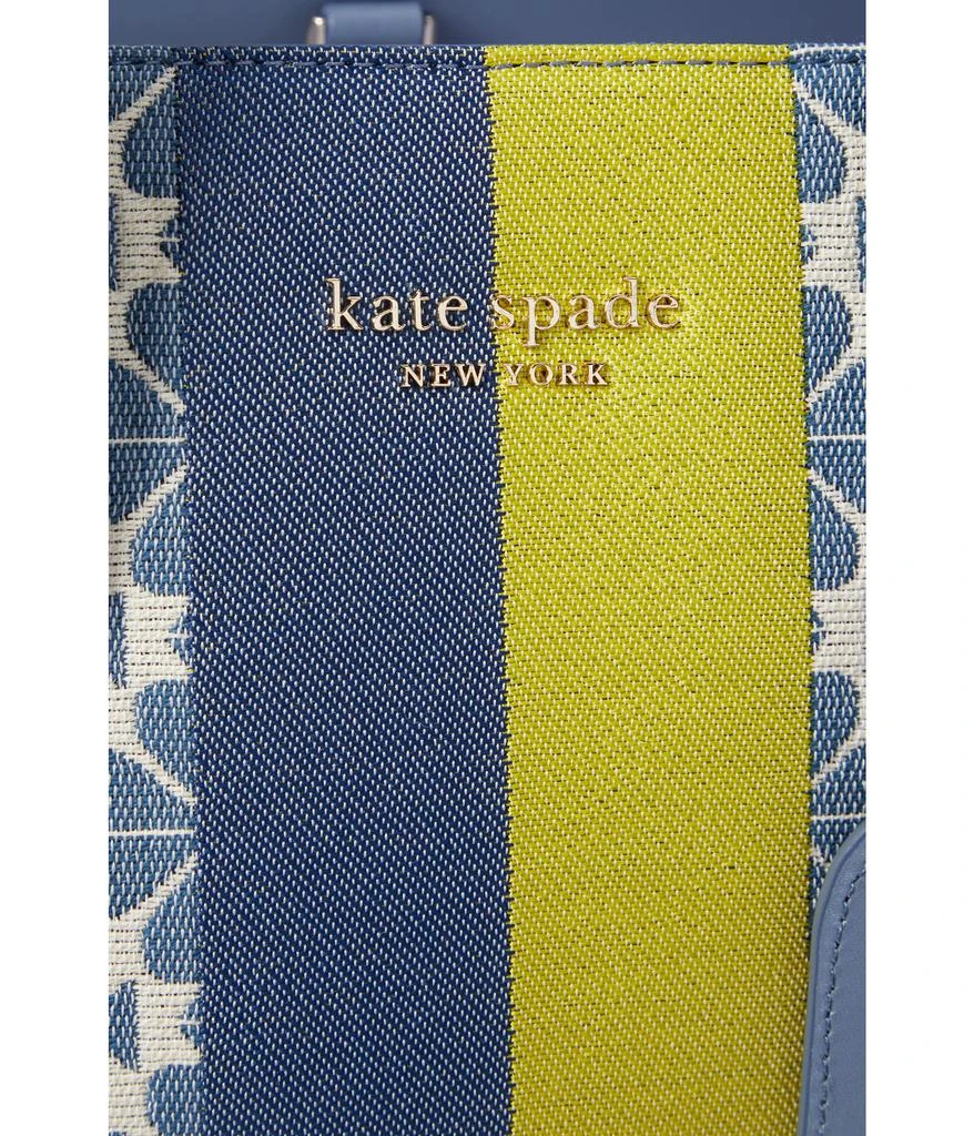 商品Kate Spade|提花条纹曼哈顿大号托特包,价格¥2247,第3张图片详细描述