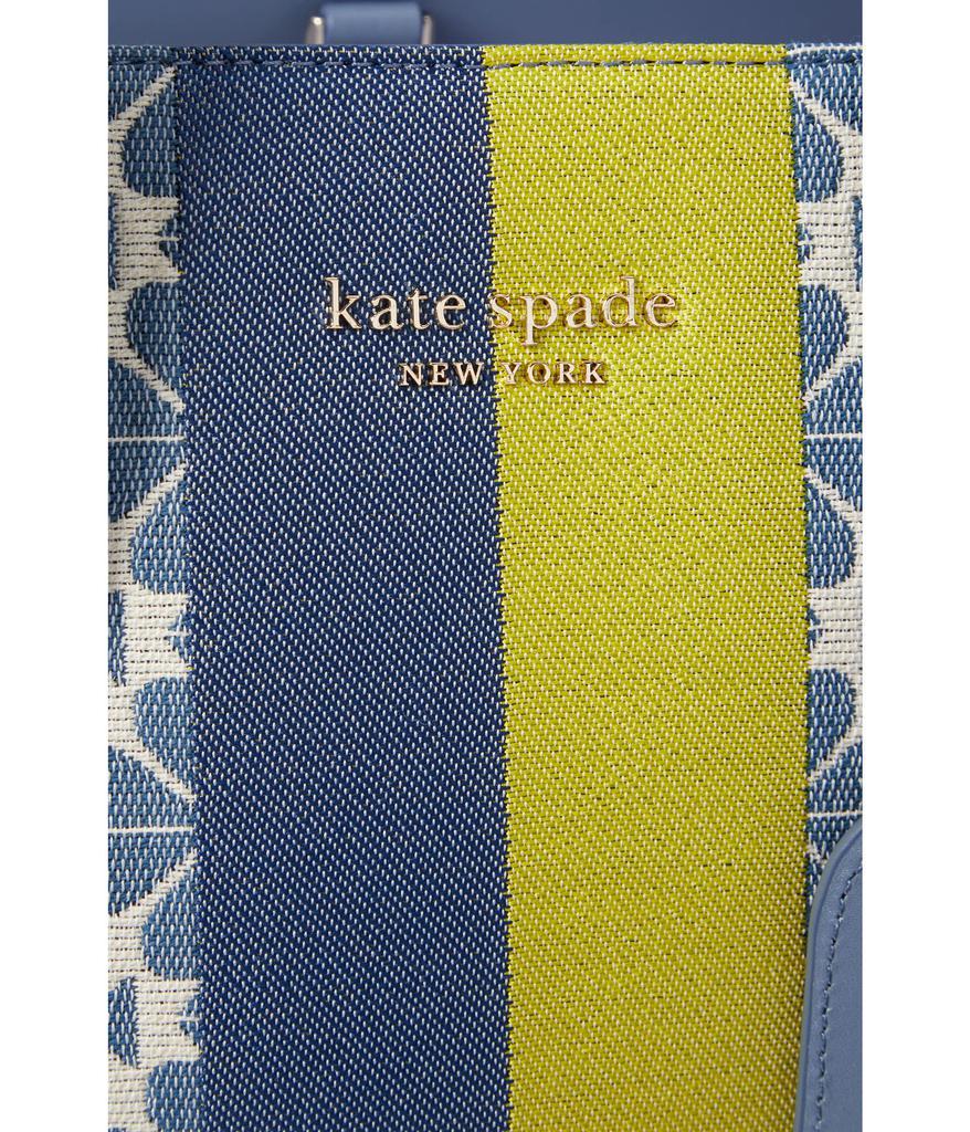 商品Kate Spade|提花条纹曼哈顿大号托特包,价格¥2149,第5张图片详细描述