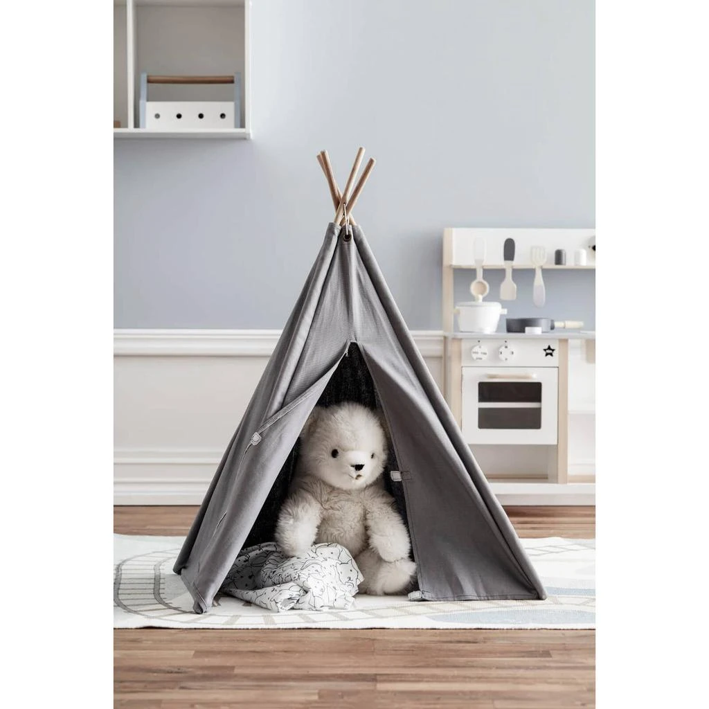 商品Kids Concept|Kids Concept Mini Tipi Tent - Off White,价格¥382,第4张图片详细描述