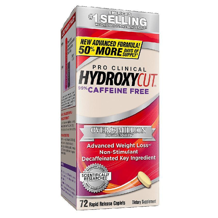 商品Hydroxycut|Pro Clinical Caffeine-Free Weight Loss Dietary Supplement Rapid Release Caplets,价格¥185,第1张图片