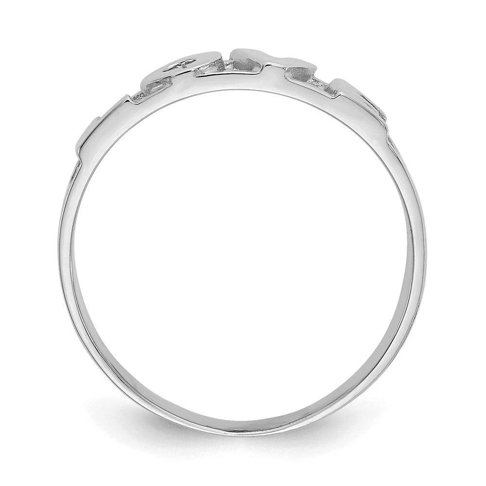 商品Diamond2Deal|14K White Gold LOVE Ring,价格¥2201,第2张图片详细描述