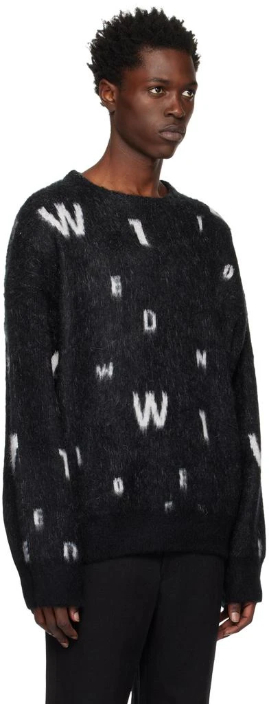 商品We11done|Black Lettering Sweater,价格¥2202,第2张图片详细描述