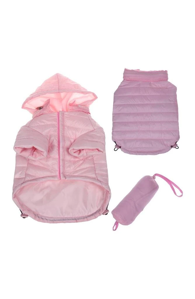 商品PETKIT|Extra Large Pink Sporty Avalanche Dog Coat,价格¥277,第2张图片详细描述