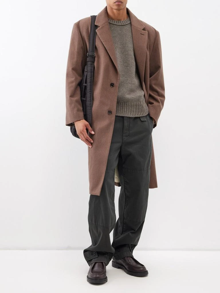 商品Lemaire|Single-breasted wool-blend overcoat,价格¥7087,第2张图片详细描述