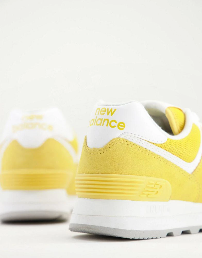 商品New Balance|New Balance 574 trainers in pastel yellow,价格¥760,第2张图片详细描述