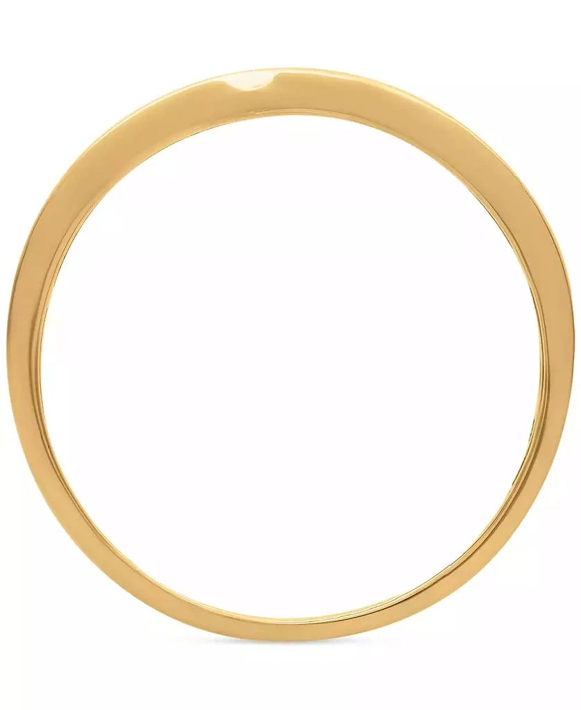 商品Macy's|Men's Diamond Three Station Wedding Band (1/10 ct. t.w.) in 14k Gold,价格¥5233,第4张图片详细描述