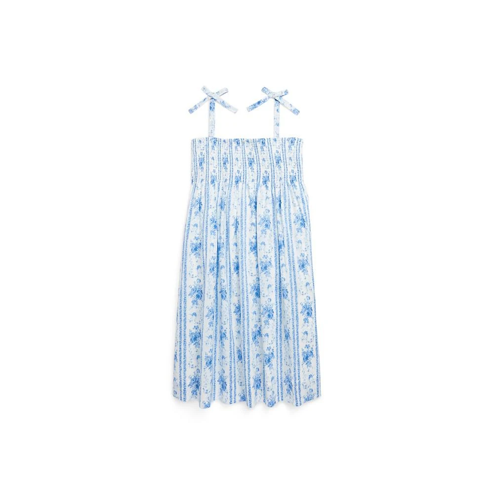 商品Ralph Lauren|Toddler and Little Girls Floral Print Smocked Batiste Dress,价格¥129,第1张图片