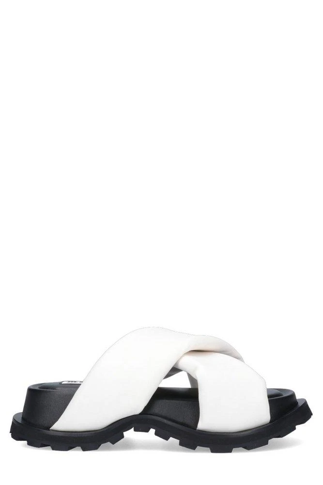 商品Jil Sander|Jil Sander Crossover Strap Sandals,价格¥3411,第1张图片