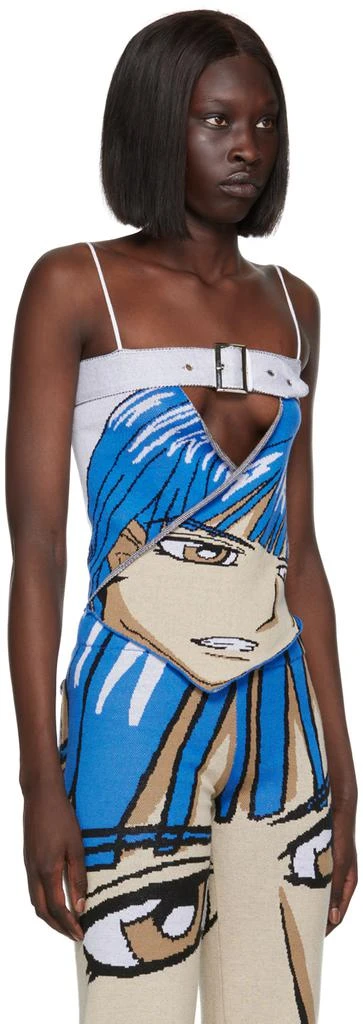 商品1XBLUE|SSENSE Exclusive Blue Anime Tank Top,价格¥722,第2张图片详细描述