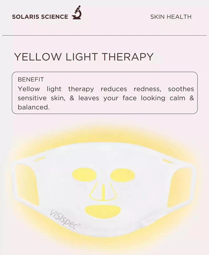 商品Solaris Laboratories NY|LED Light Therapy Silicone Face and Neck Mask Set,价格¥4551,第5张图片详细描述