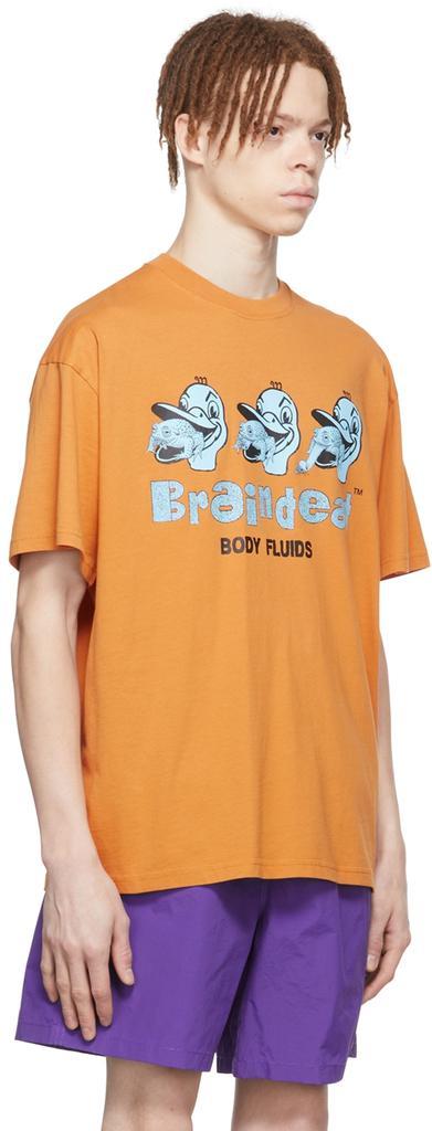 商品Brain Dead|Brown Cotton T-Shirt,价格¥533,第4张图片详细描述