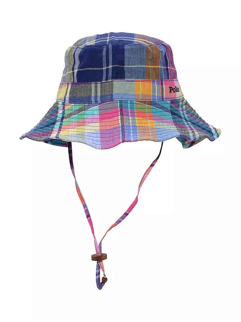 商品Ralph Lauren|Madras Plaid Bucket Hat,价格¥731,第1张图片