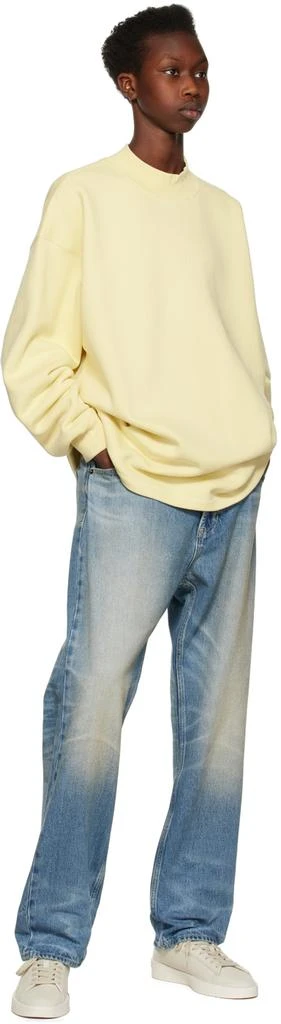 商品Essentials|Yellow Relaxed Sweatshirt,价格¥222,第4张图片详细描述