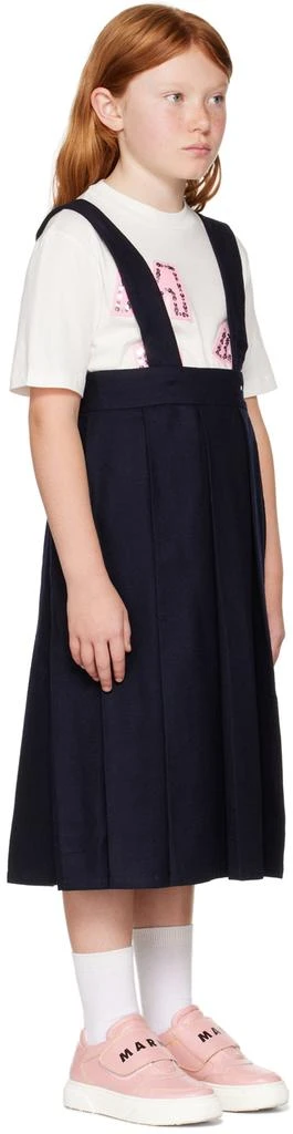 商品Marni|Kids Navy Pleated Skirt,价格¥1881,第2张图片详细描述