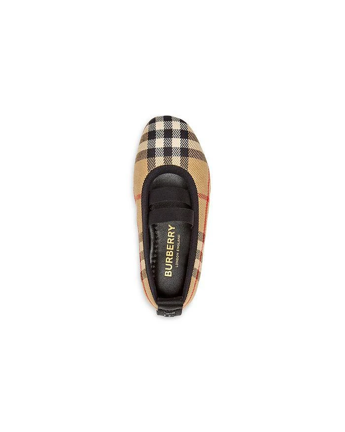 商品Burberry|Girls' Mini Grace Vintage Check Ballet Flats - Walker, Toddler,价格¥1122,第2张图片详细描述