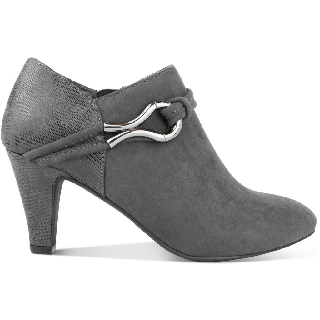 Karen Scott Womens Melanni Faux Suede Heels Ankle Boots商品第3张图片规格展示