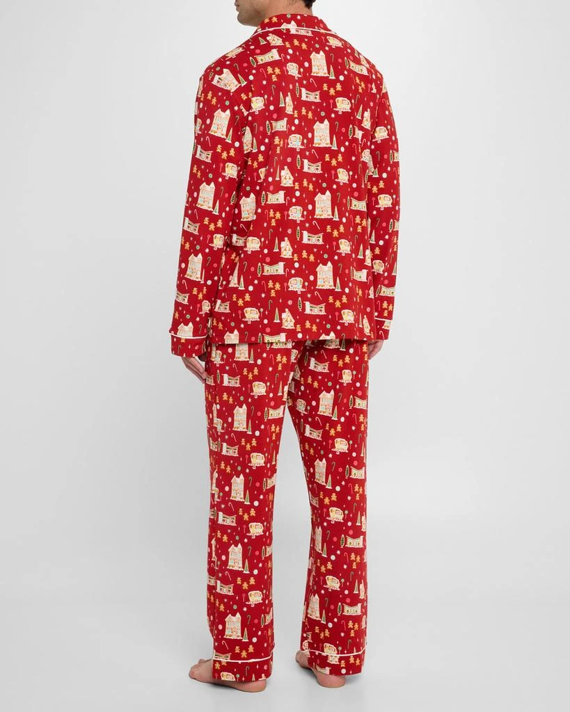 商品BedHead Pajamas|Men's Gingerbread Long-Sleeve Pajama Set,价格¥1081,第3张图片详细描述