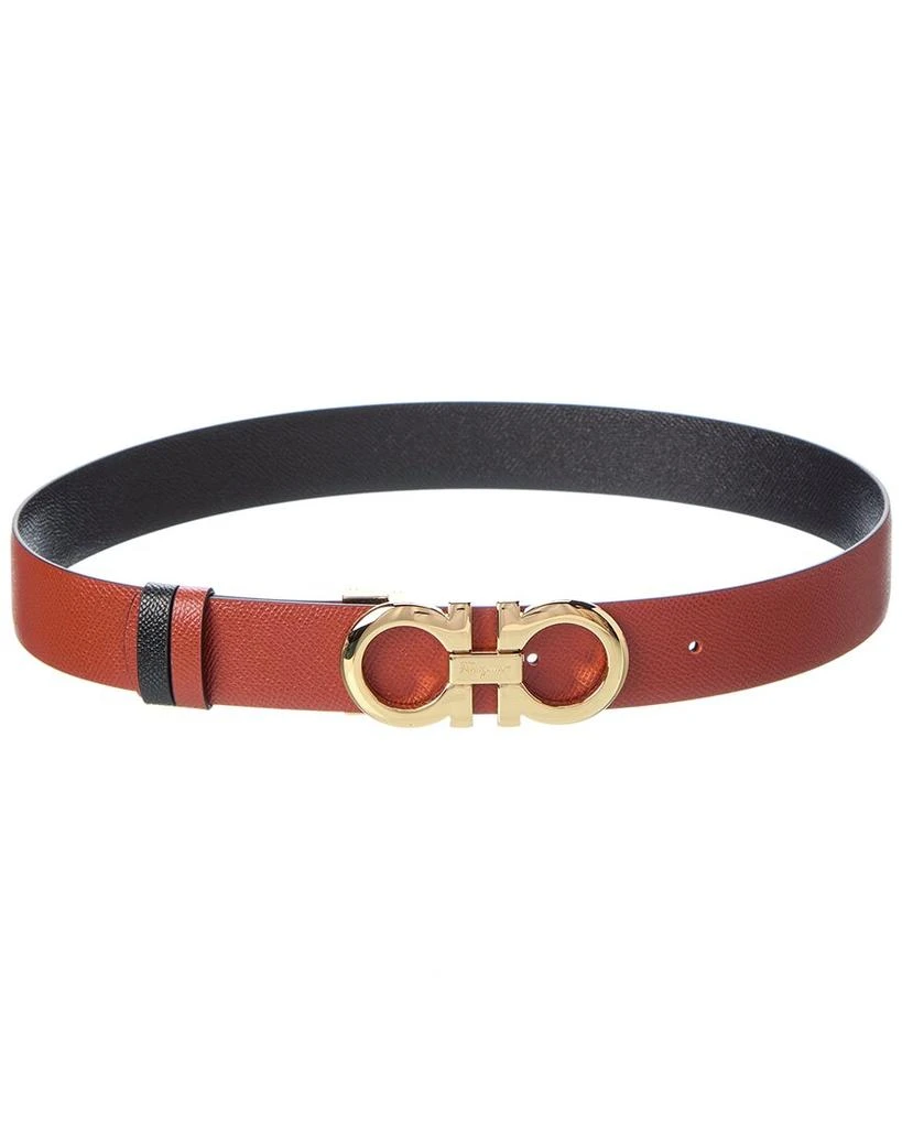 商品Salvatore Ferragamo|Salvatore Ferragamo Gancini Reversible & Adjustable Leather Belt,价格¥3172,第1张图片