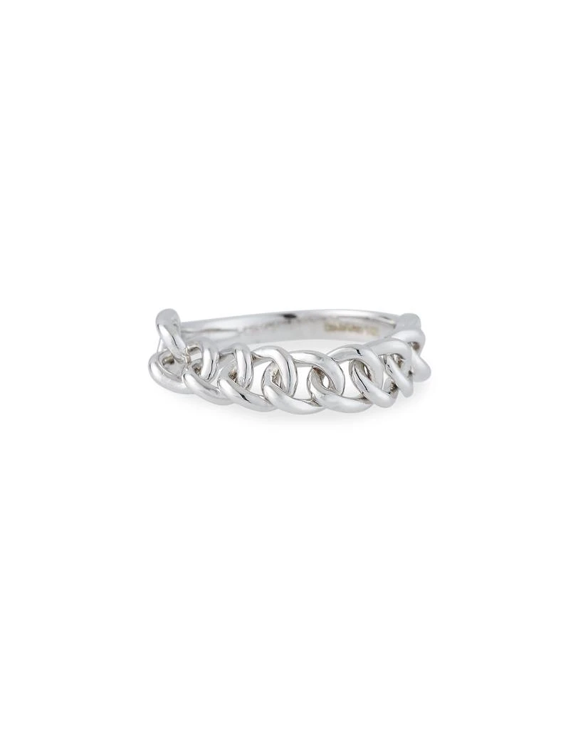 商品Stevie Wren|Misfit 14k White Gold Chain Ring, Size 7,价格¥5394,第1张图片