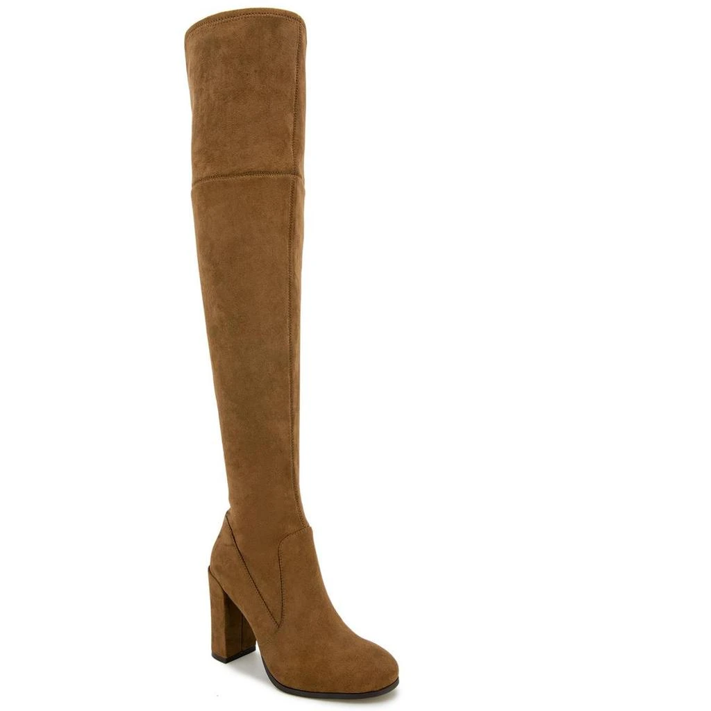商品Kenneth Cole|Kenneth Cole New York Womens JUSTIN Faux Suede Round toe Over-The-Knee Boots,价格¥122,第1张图片